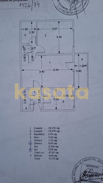 Doua camere 51 mp, B-dul Basarabia, Metrou, Stadionul National,